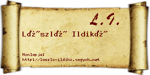 László Ildikó névjegykártya